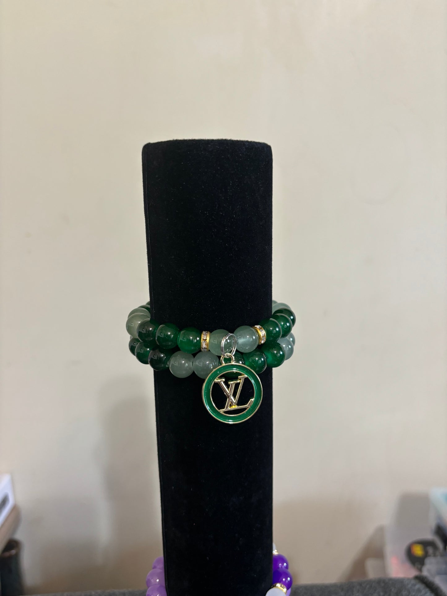 2 pc Green Designer Bracelet