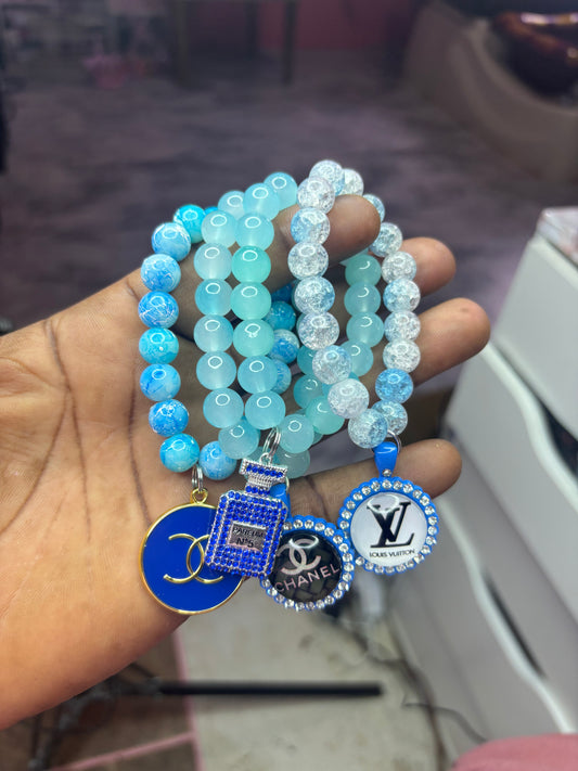 Blue 4 piece Designer Bracelet