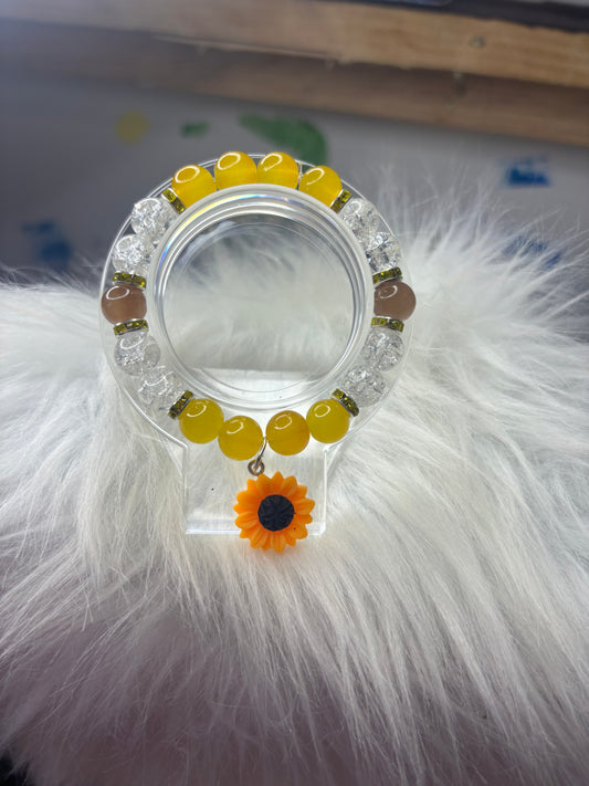 Sunflower bracelet